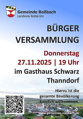 Banner BÜRGERVERSAMMLUNG