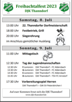Logo Freibachtalfest Thanndorf mit Dorfmeisterschaft