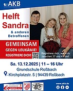 Logo Registrierungsaktion „Helft Sandra!“