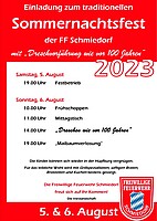 Logo Traditionelles Sommernachtsfest der FF Schmiedorf
