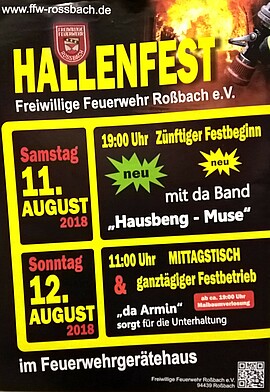 Banner Hallenfest 2018